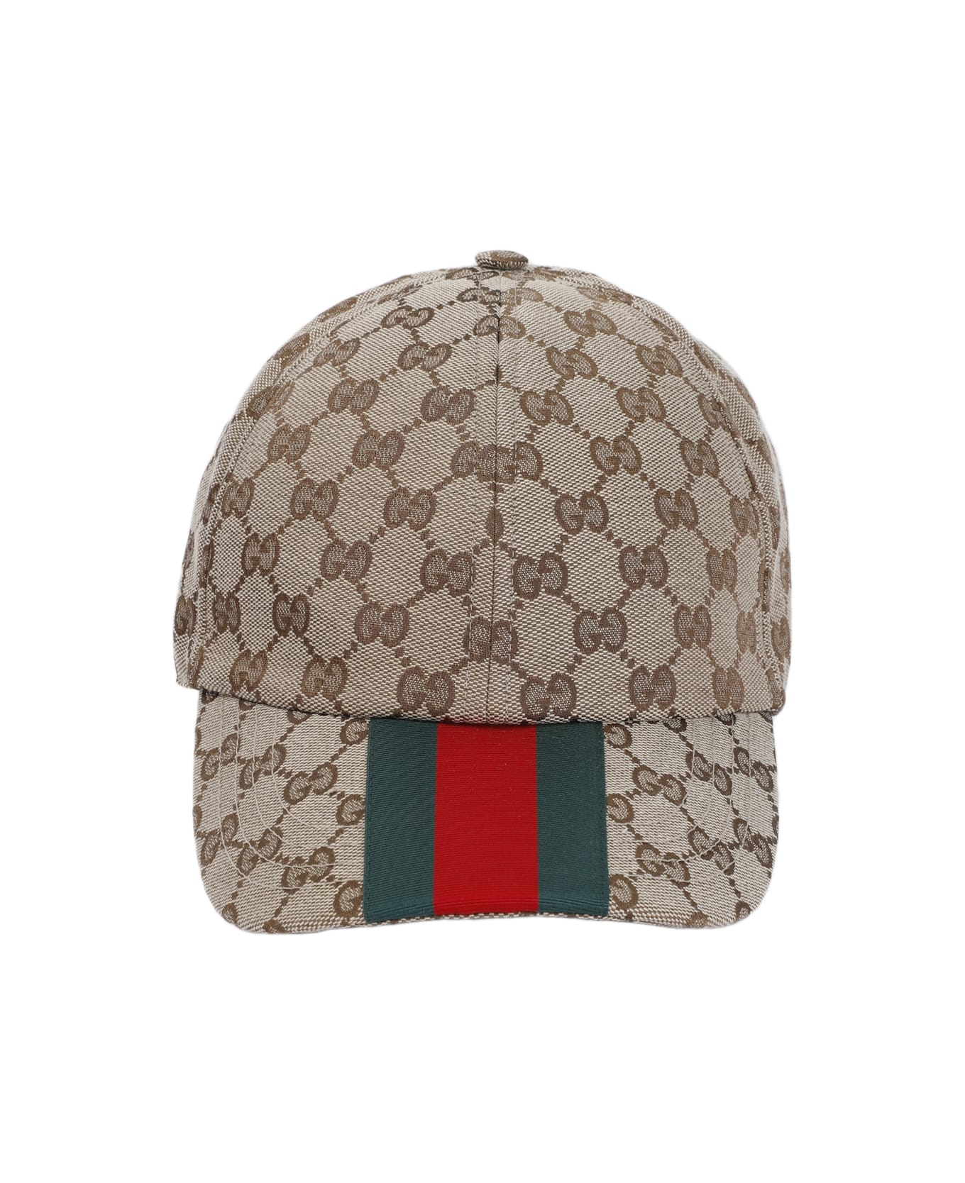 Gucci Logo Baseball Cap - Beige Ebony