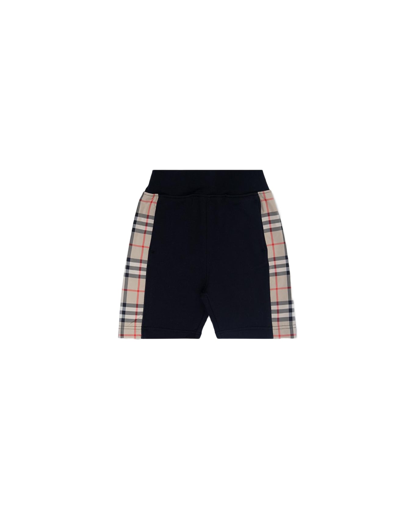 Burberry 'nolen' Patterned Shorts - Black