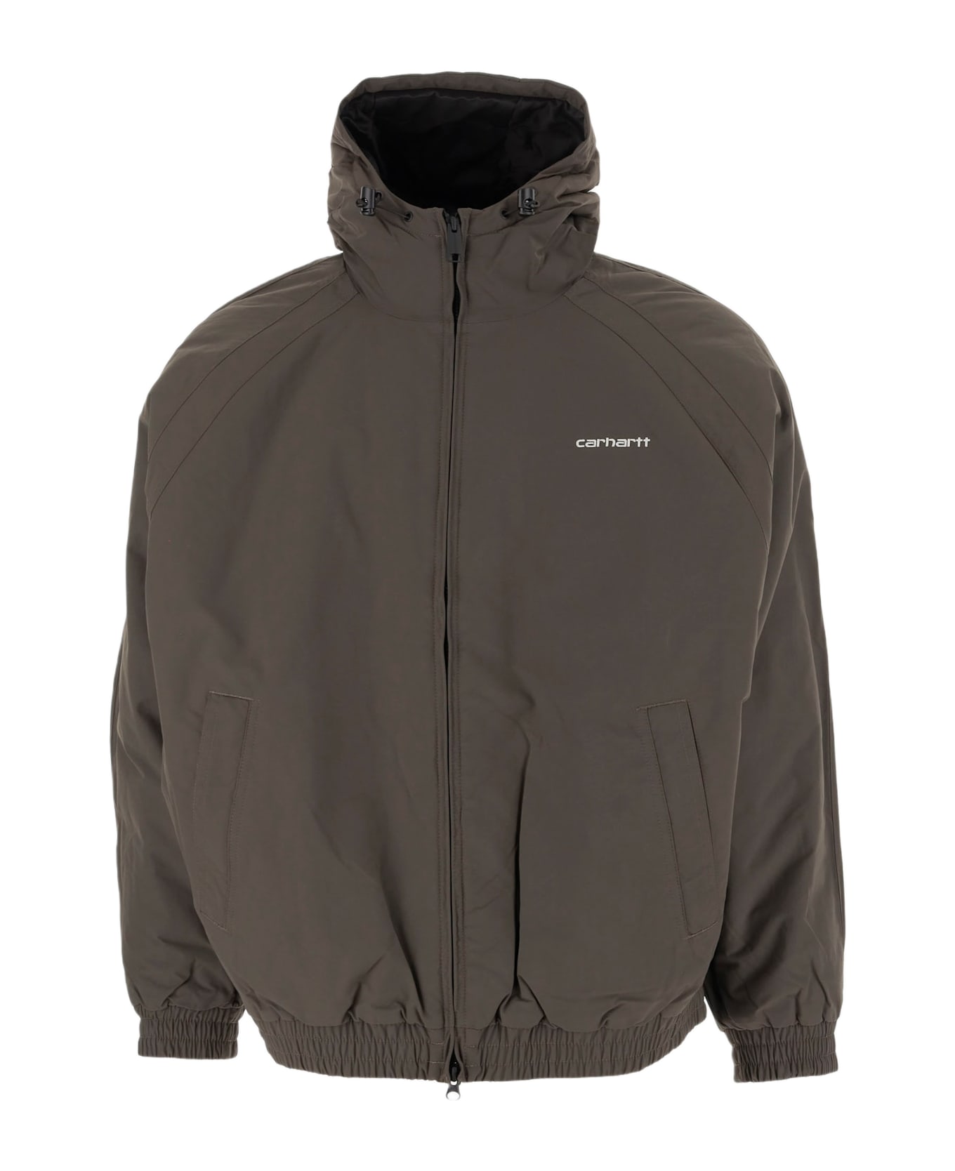 Carhartt Nylon Jacket With Logo - Green