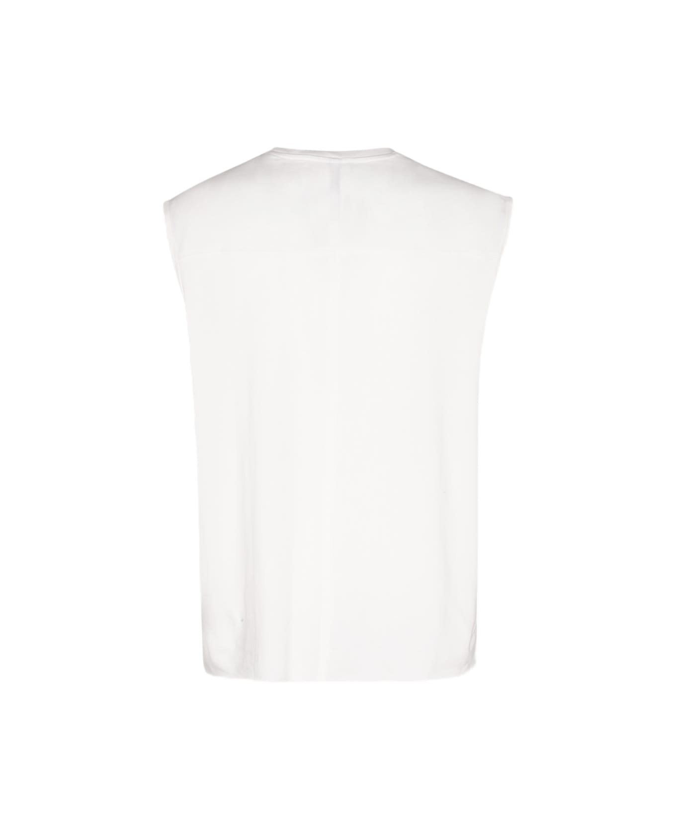 Thom Krom Off-white Cotton Blend Stretch Top - OFF-WHITE トップス