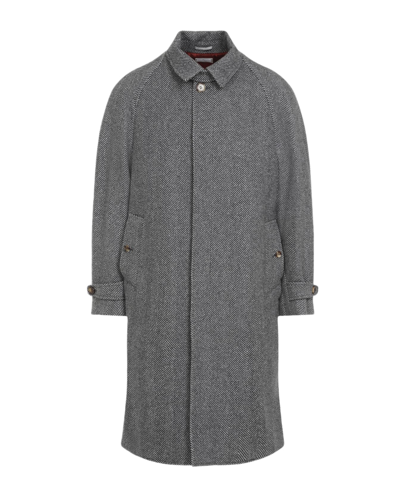 Brunello Cucinelli Long-sleeved Coat - Grey コート