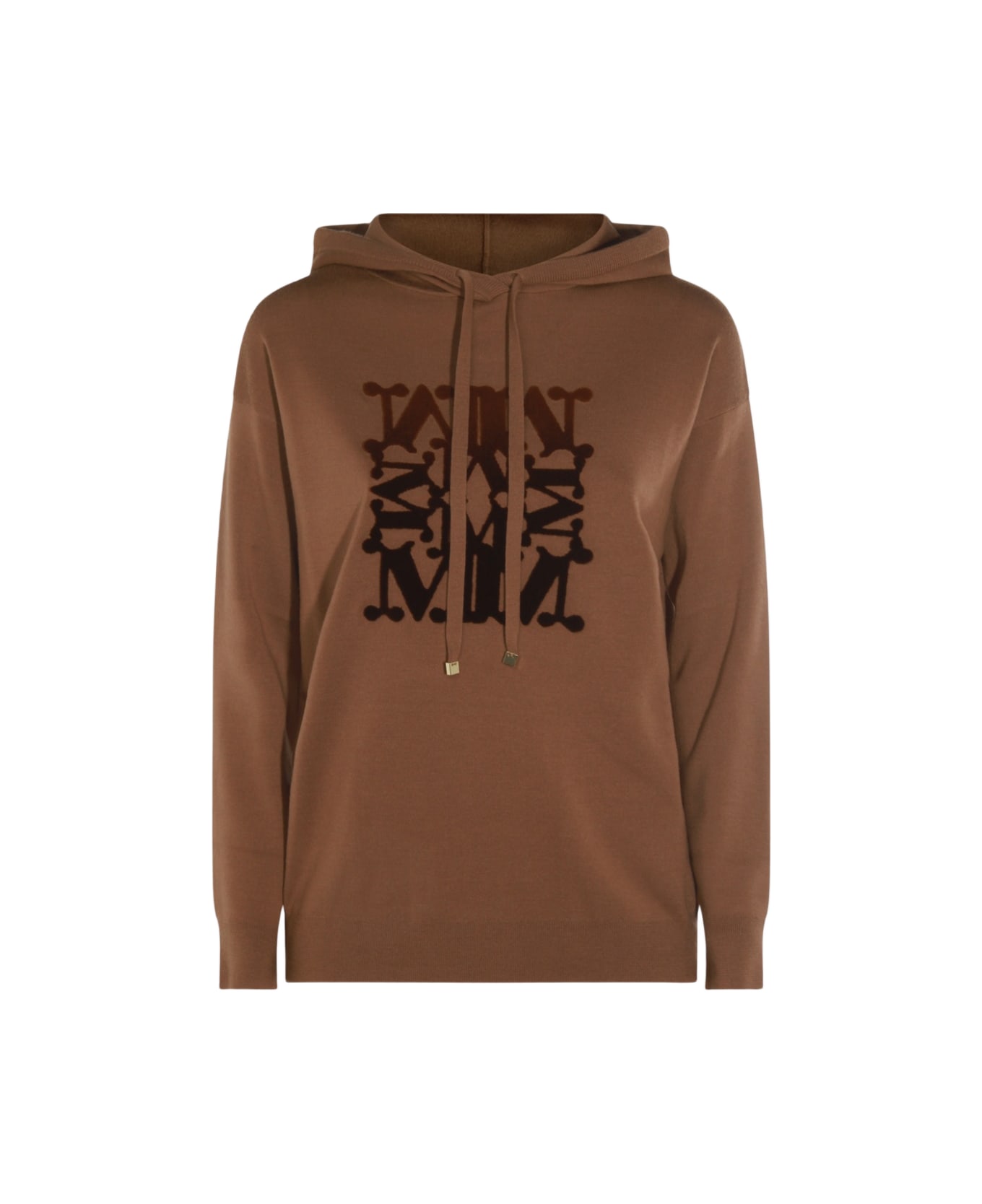 Max Mara Camel Wool Sweatshirt - BEIGE