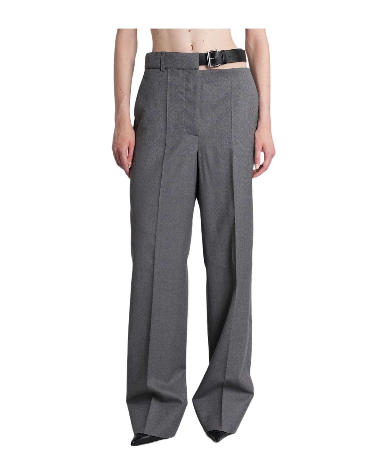 Stella McCartney Pants In Grey Polyester - grey