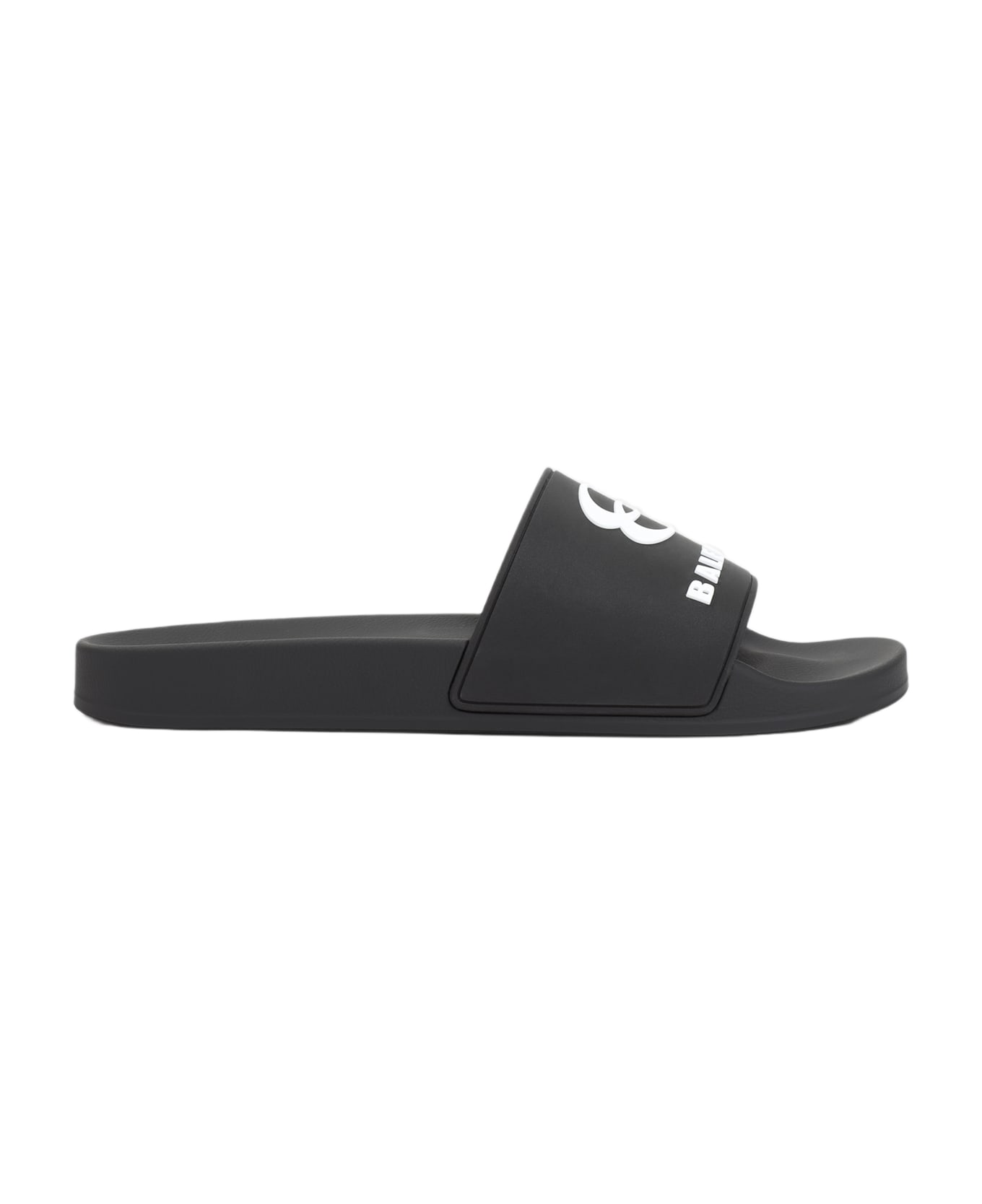Balenciaga Pool Slide - Black White