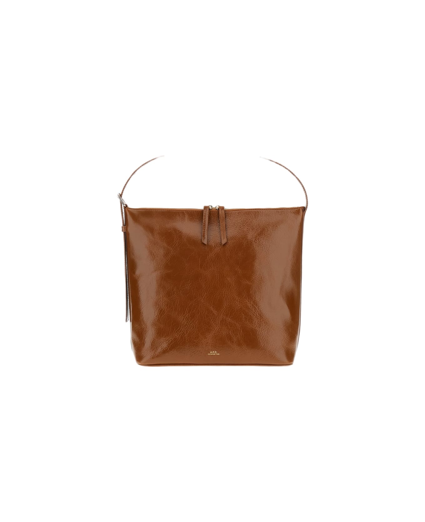 A.P.C. Sac Vera Shoulder Bag - Brown