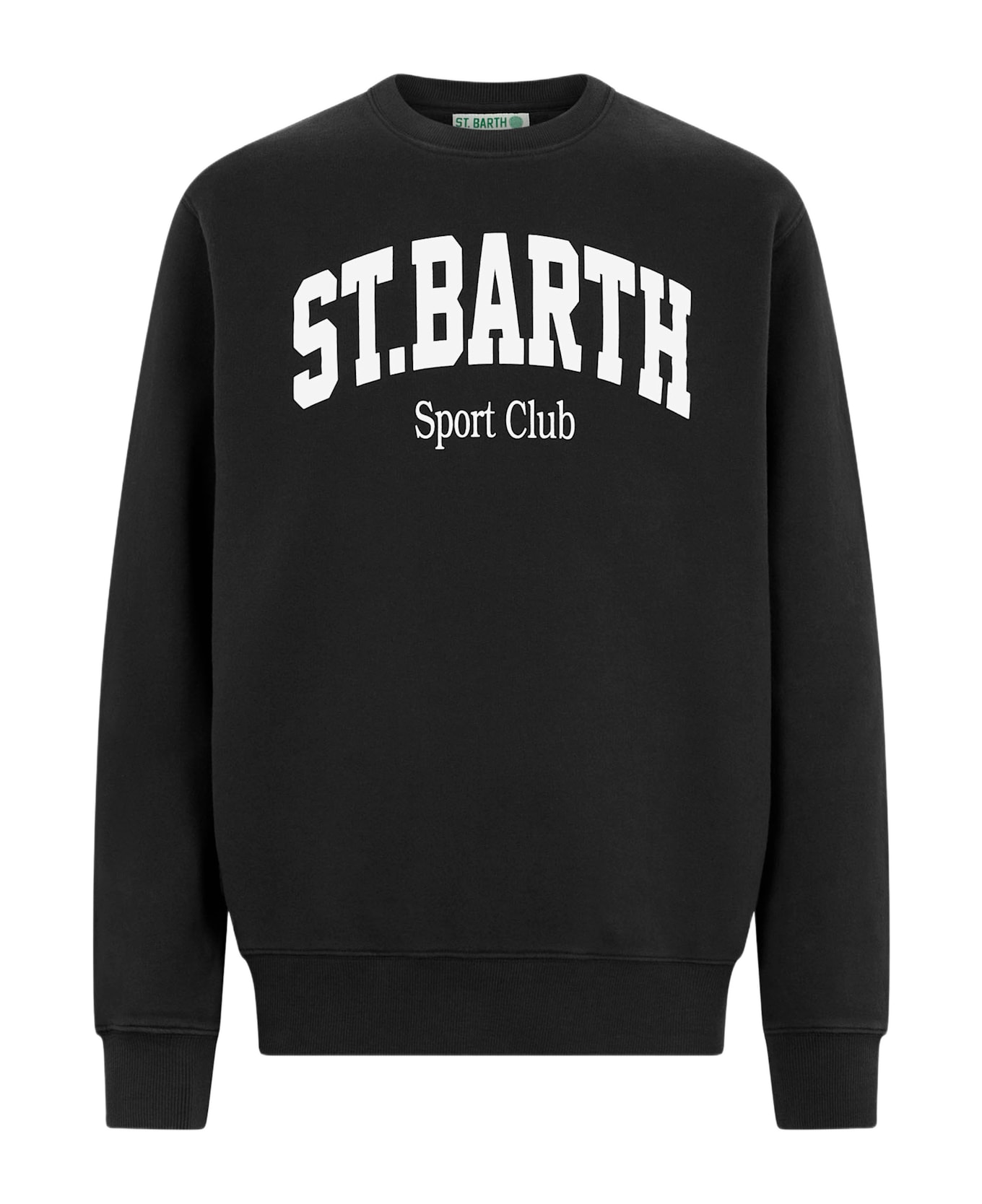 MC2 Saint Barth Cotton Sweatshirt With Logo - Blue