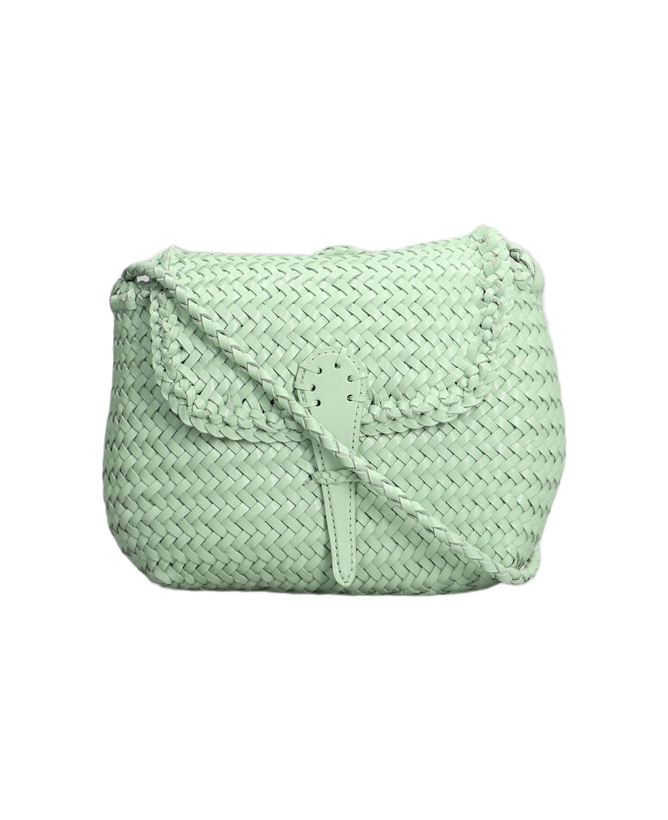 Dragon Diffusion Mini City Shoulder Bag In Green Leather - green