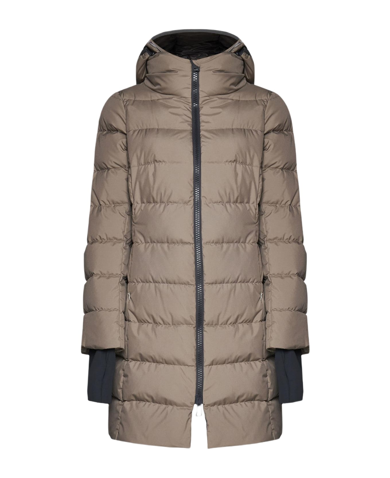 Herno Hooded Quilted Nylon Down Parka Jacket | italist
