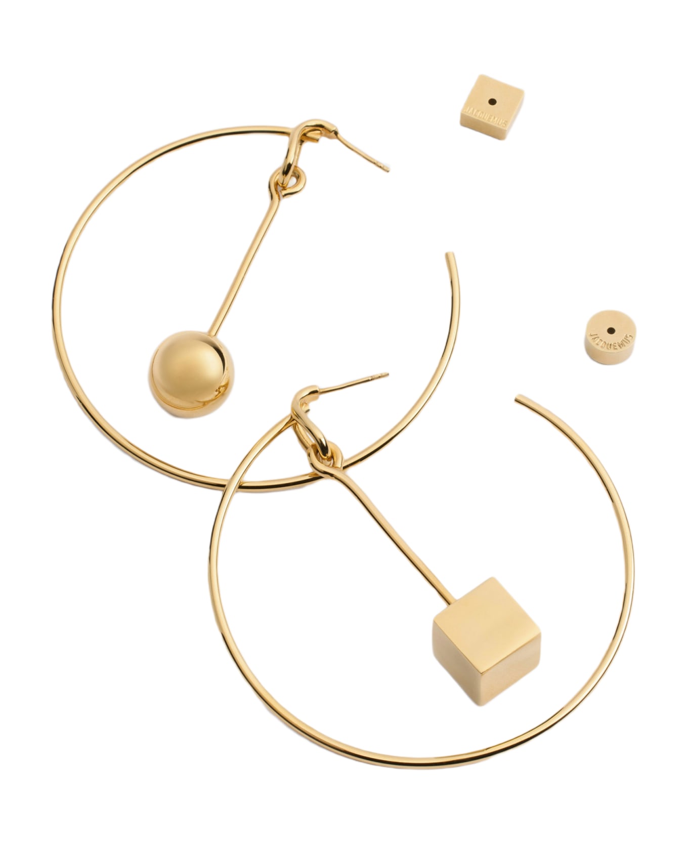 Jacquemus Les Creoles Nodo Earrings - Golden