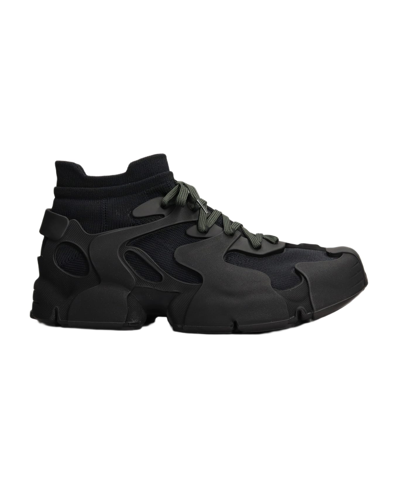 Camper Tossu Sneakers In Black Synthetic Fibers - Black
