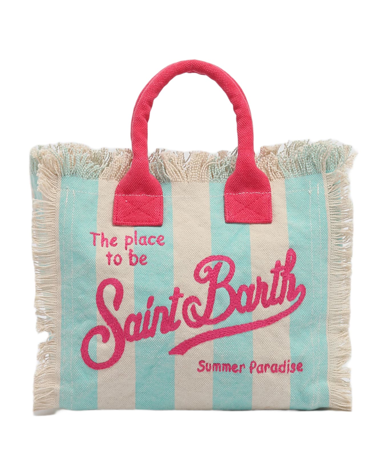 MC2 Saint Barth Handbag Shopping Bag - FUXIA-TIFFANY