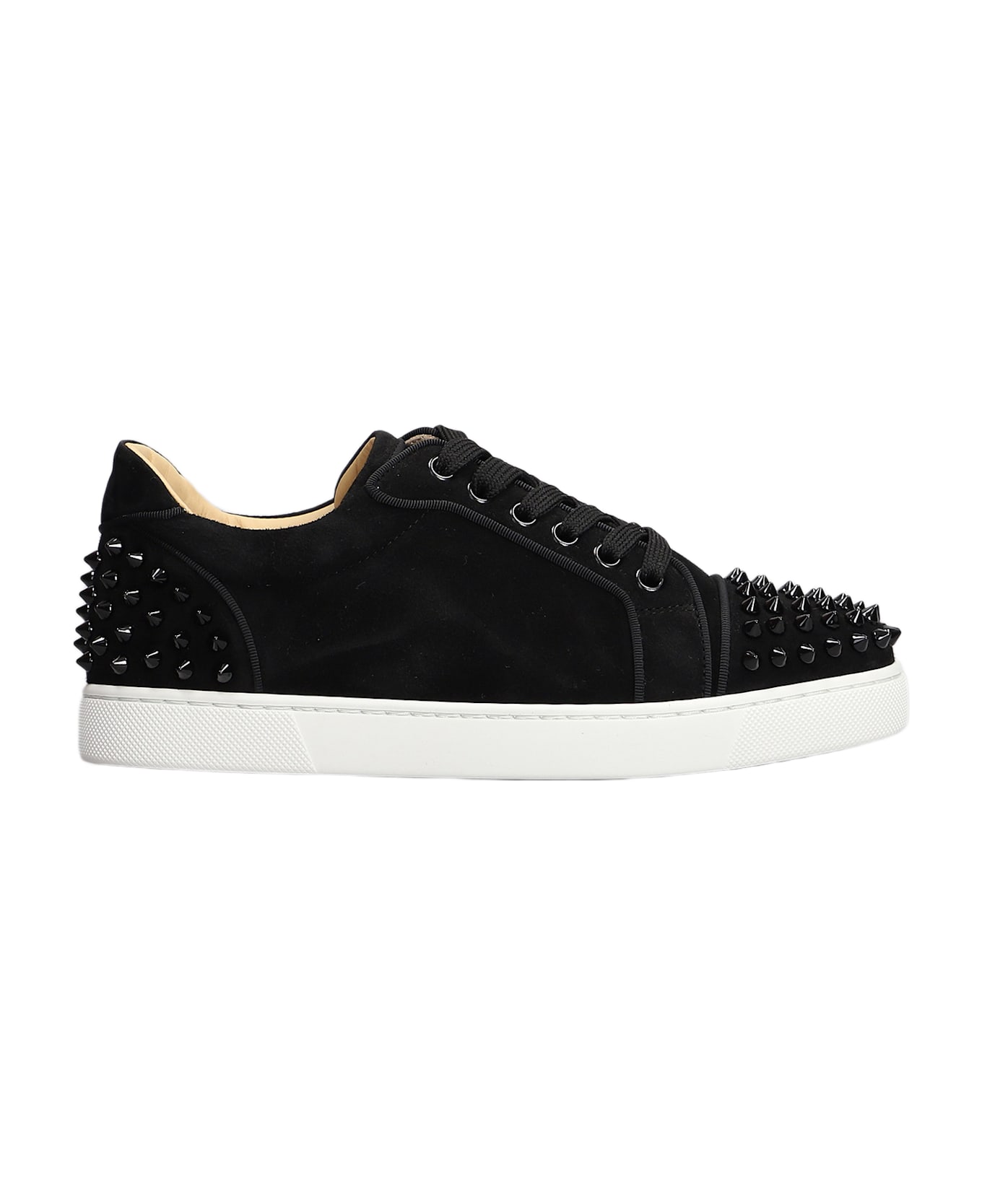 Christian Louboutin Vieira 2 Orlato Sneakers In Black Suede - black