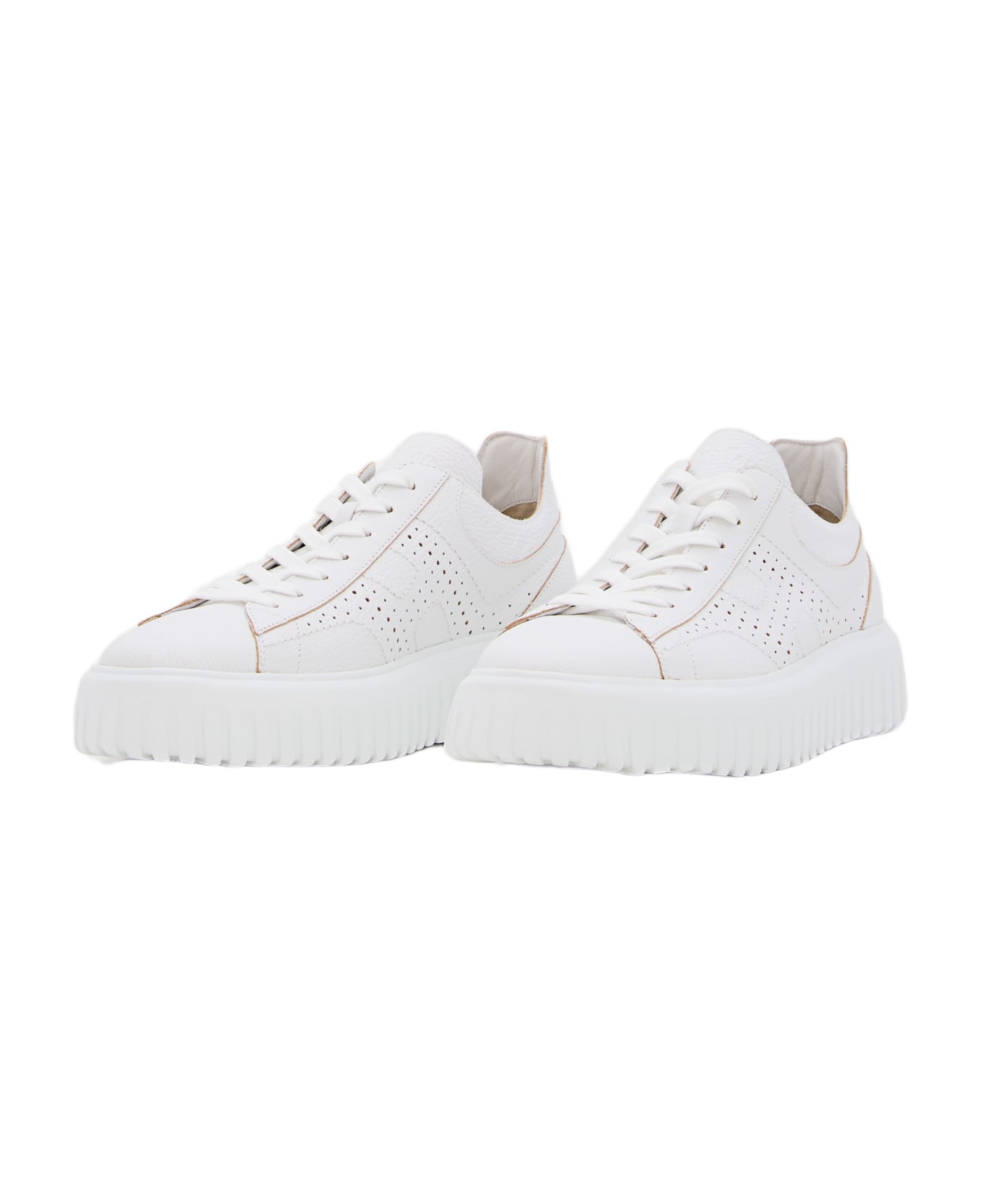 Hogan Laced H Sneakers - White
