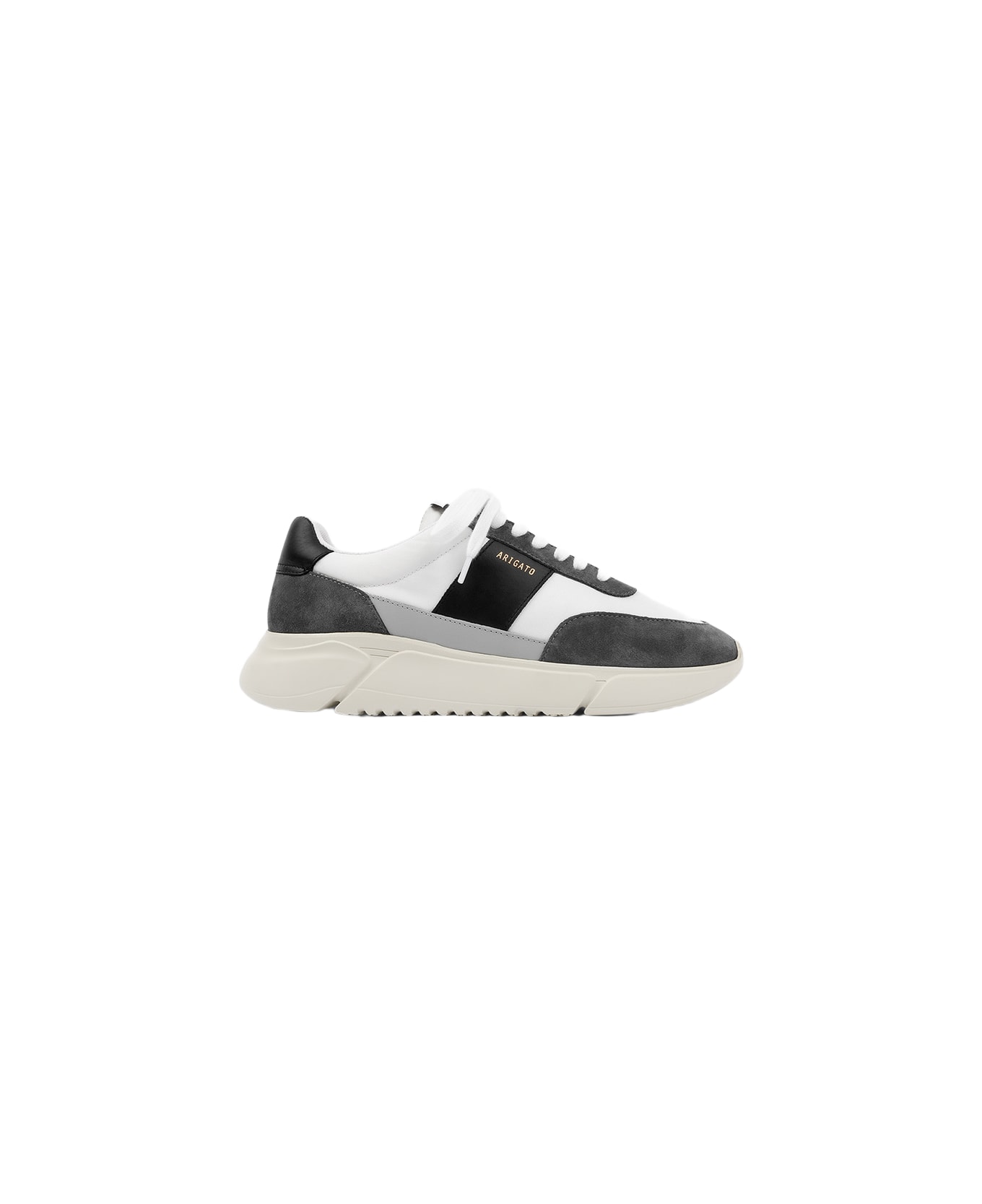 Axel Arigato Genesis Vintage Runner White, Grey And Black Low Sneaker - Genesis Vintage Runner - White/black/grey