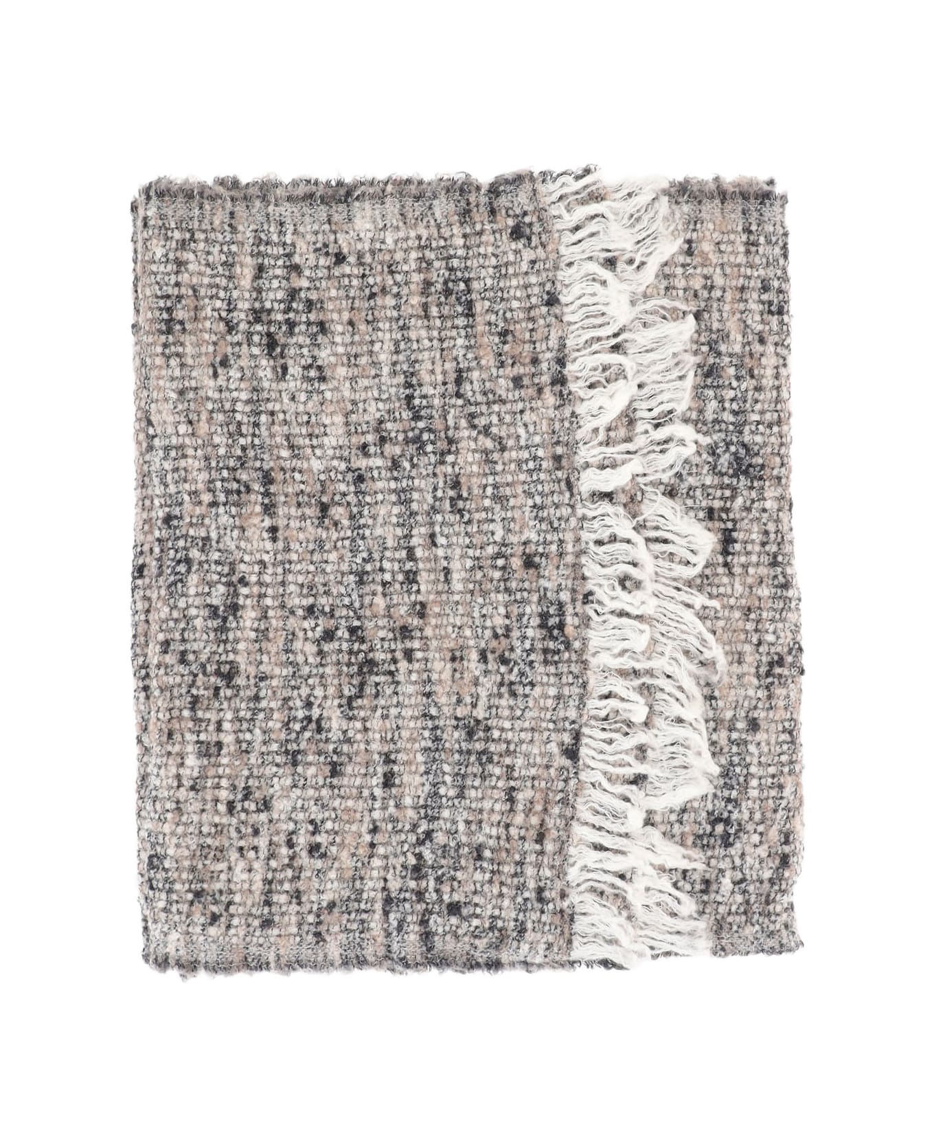 Faliero Sarti Cashmere Blend Scarf - Grey