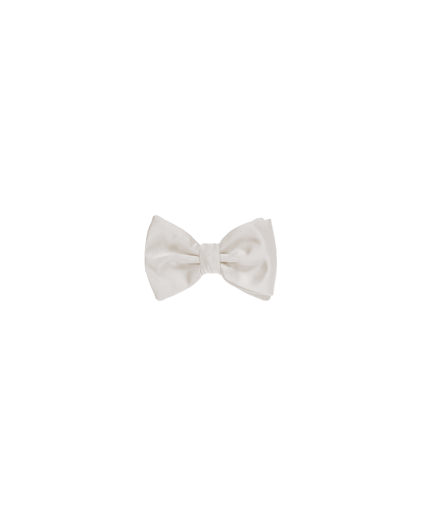 Emporio Armani Silk Bow Tie - Yellow Cream