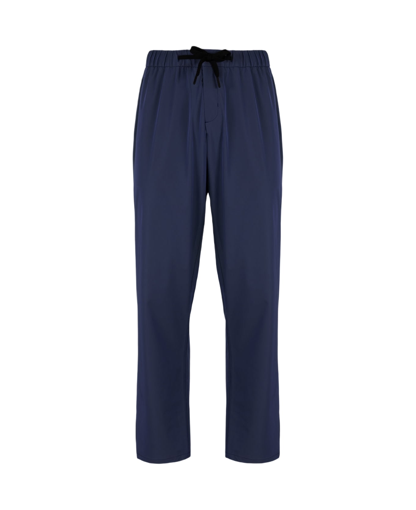 MC2 Saint Barth Man Navy Blue Casual Pants Porter - BLUE
