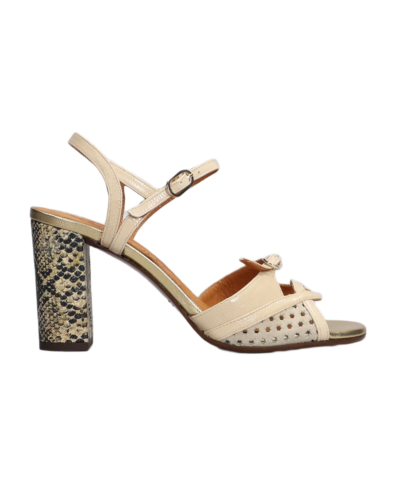 Chie Mihara Bindi Sandals In Beige Leather - beige
