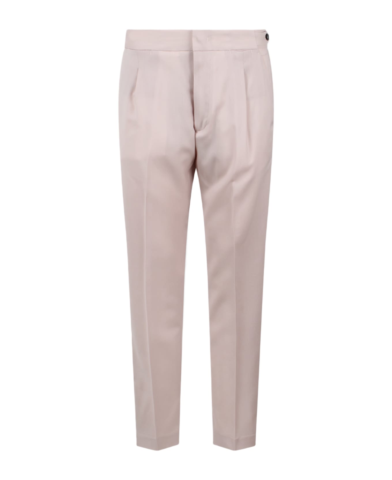 Low Brand Rivale Tropical Wool Trousers - Pink & Purple