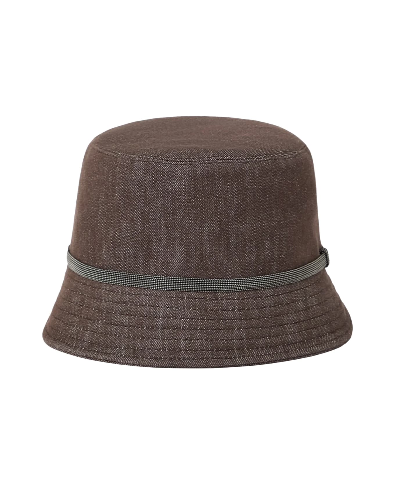 Brunello Cucinelli Brown Cotton Hat - Brown