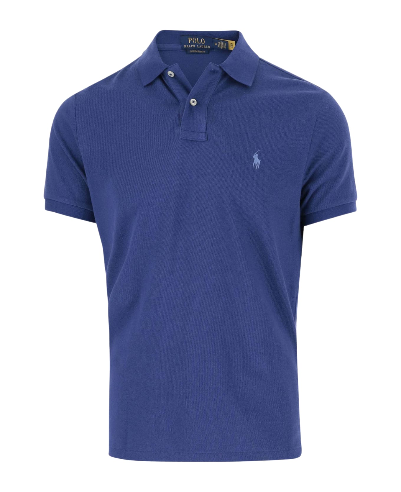 Polo Ralph Lauren Cotton Polo Shirt With Logo - Blue ポロシャツ