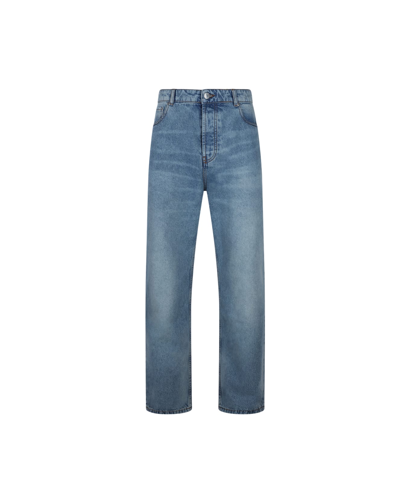Ami Alexandre Mattiussi Blue Cotton Jeans - BLUE USED
