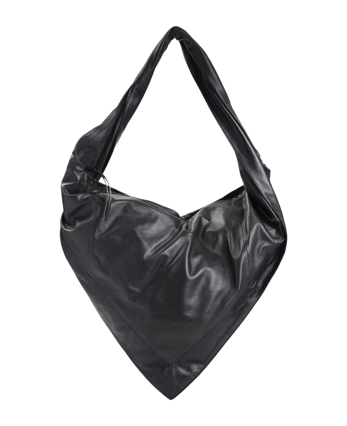 Lemaire Scarf Shoulder Bag - Black Dark Chocolate