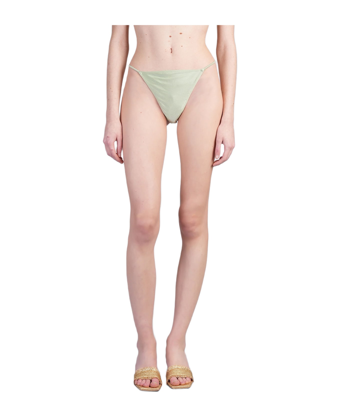Cult Gaia Anoki Beachwear In Green Polyamide - green