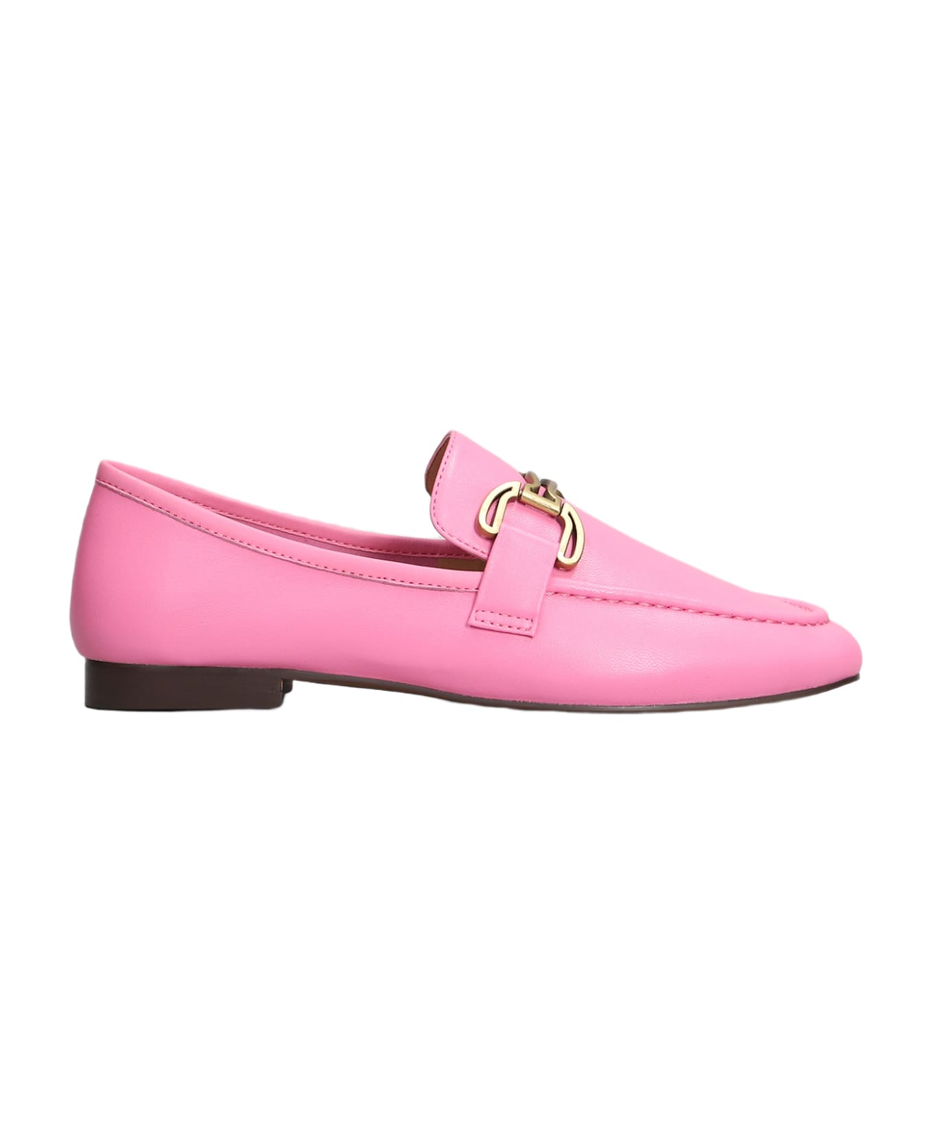 Bibi Lou Zagreb Ii Loafers In Rose-pink Leather - rose-pink フラットシューズ