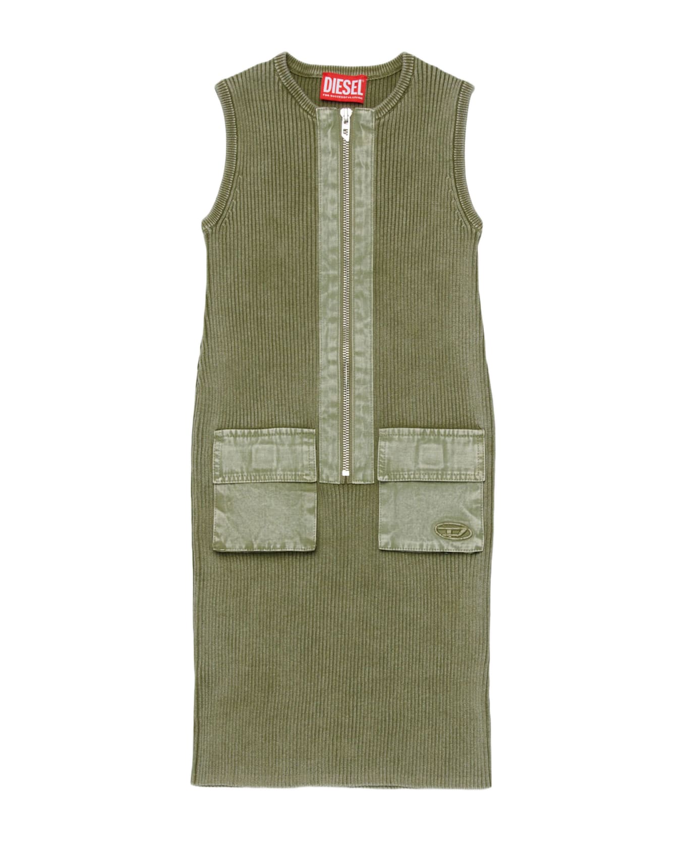 Diesel Dameryn Cotton Dress - Green ワンピース＆ドレス