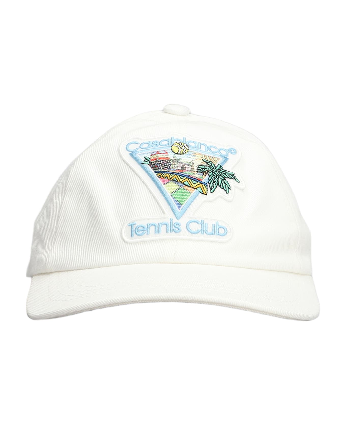 Casablanca Afro Cubism Tennis Club Cap - OFF-WHITE 帽子