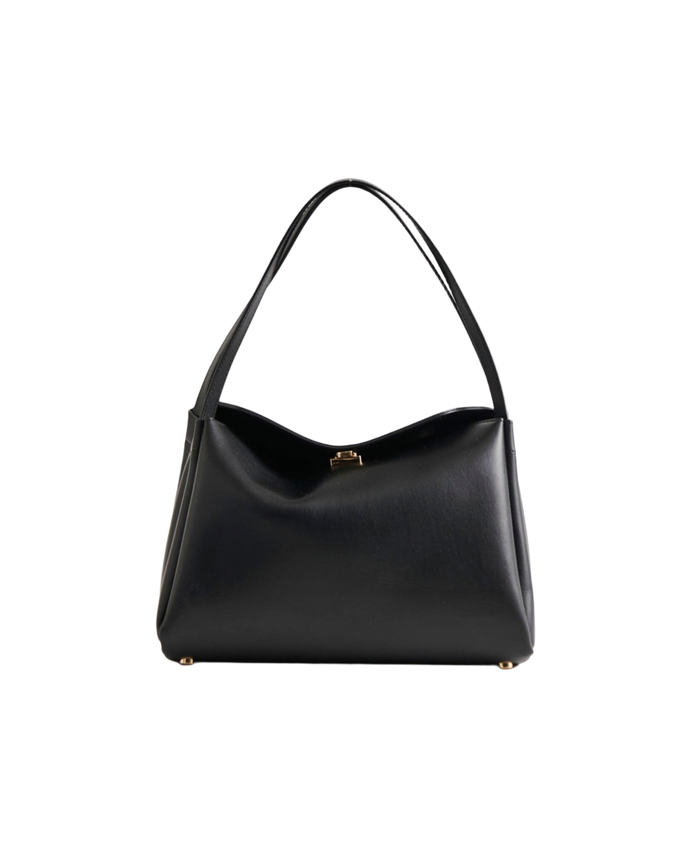 THEMOIRè Eudora Vegan Fabric Shoulder Bag - Black