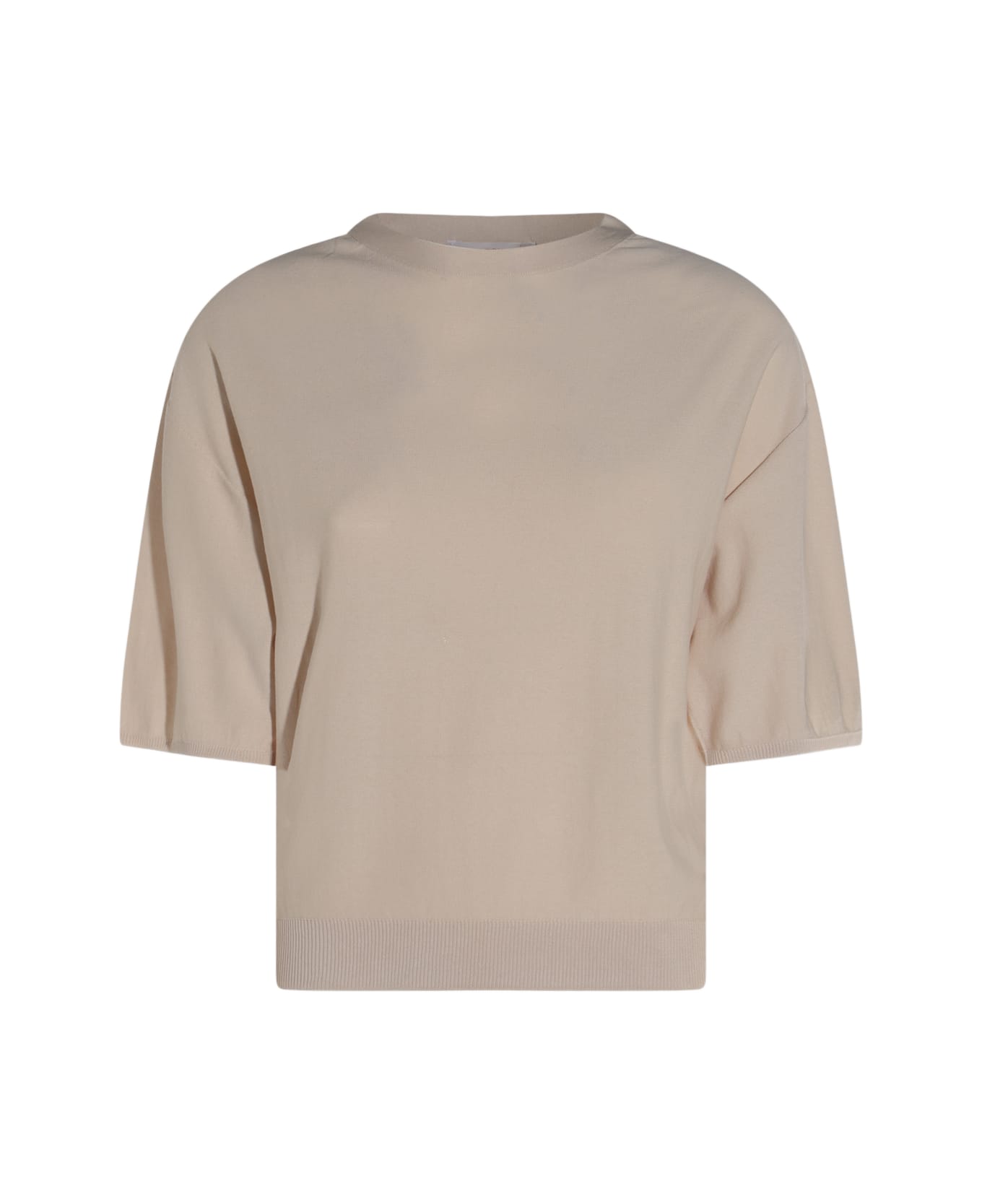 Antonelli Beige Linen T-shirt