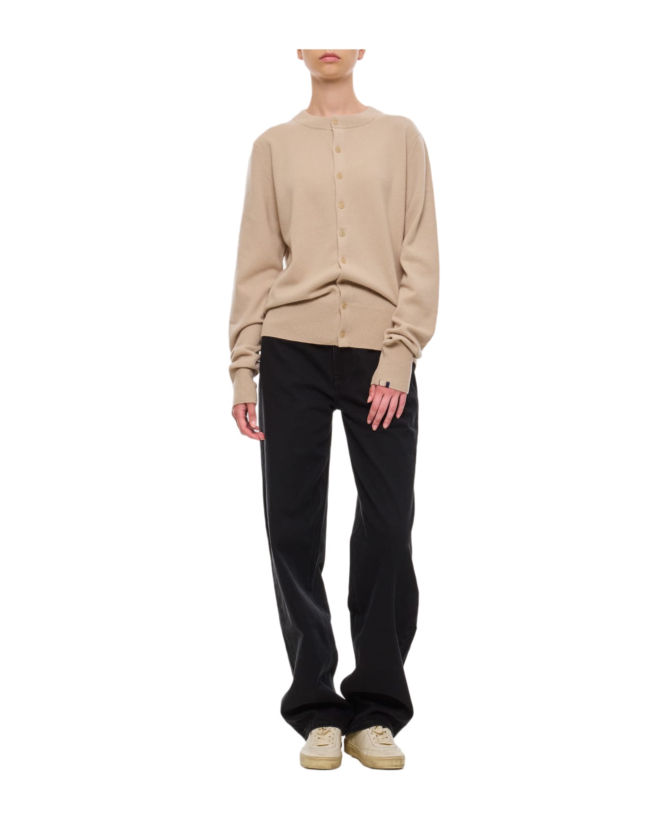 Extreme Cashmere Be Cardi Cashmere Cardigan - Beige