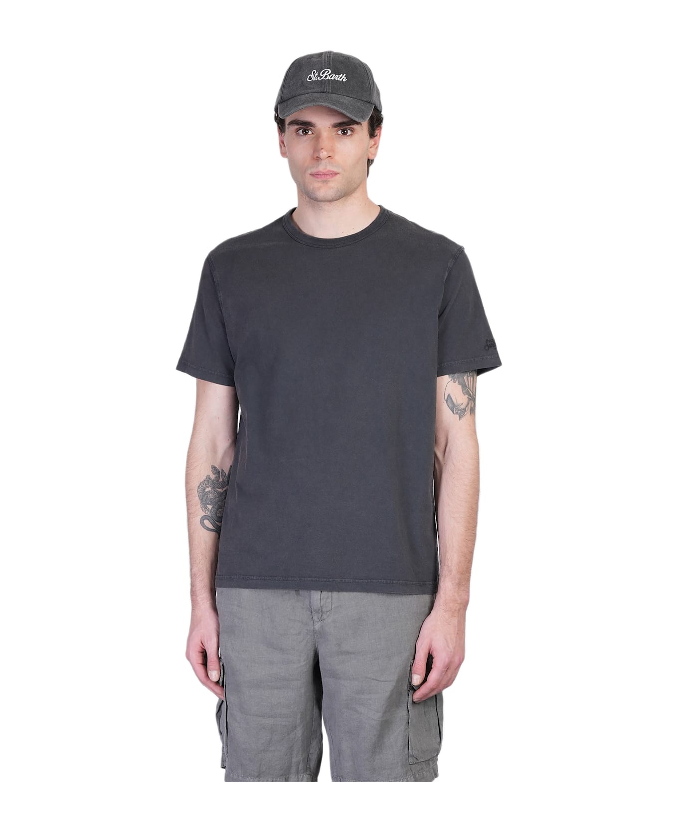 MC2 Saint Barth Dover L T-shirt In Black Cotton - black
