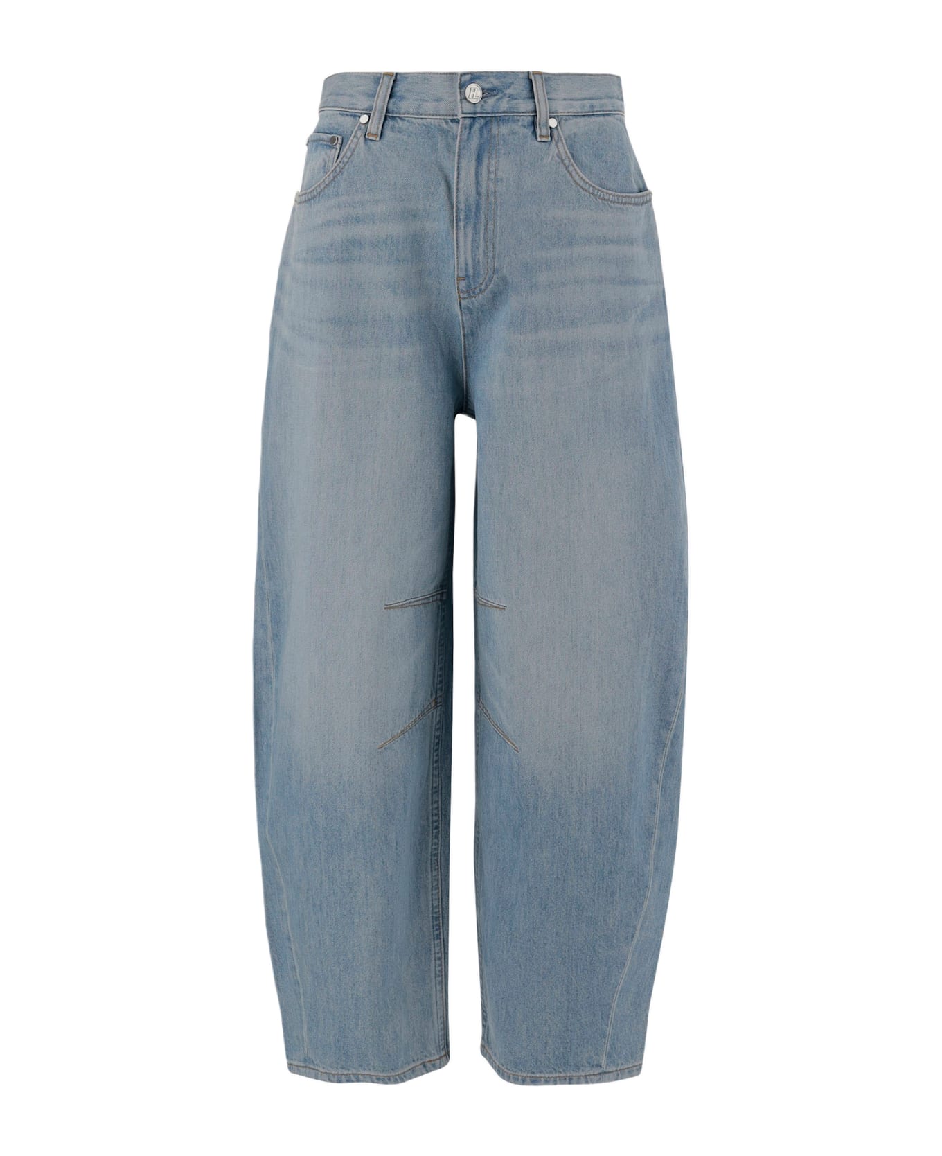 Helmut Lang Cotton Denim Cocoon Jeans - Light denim