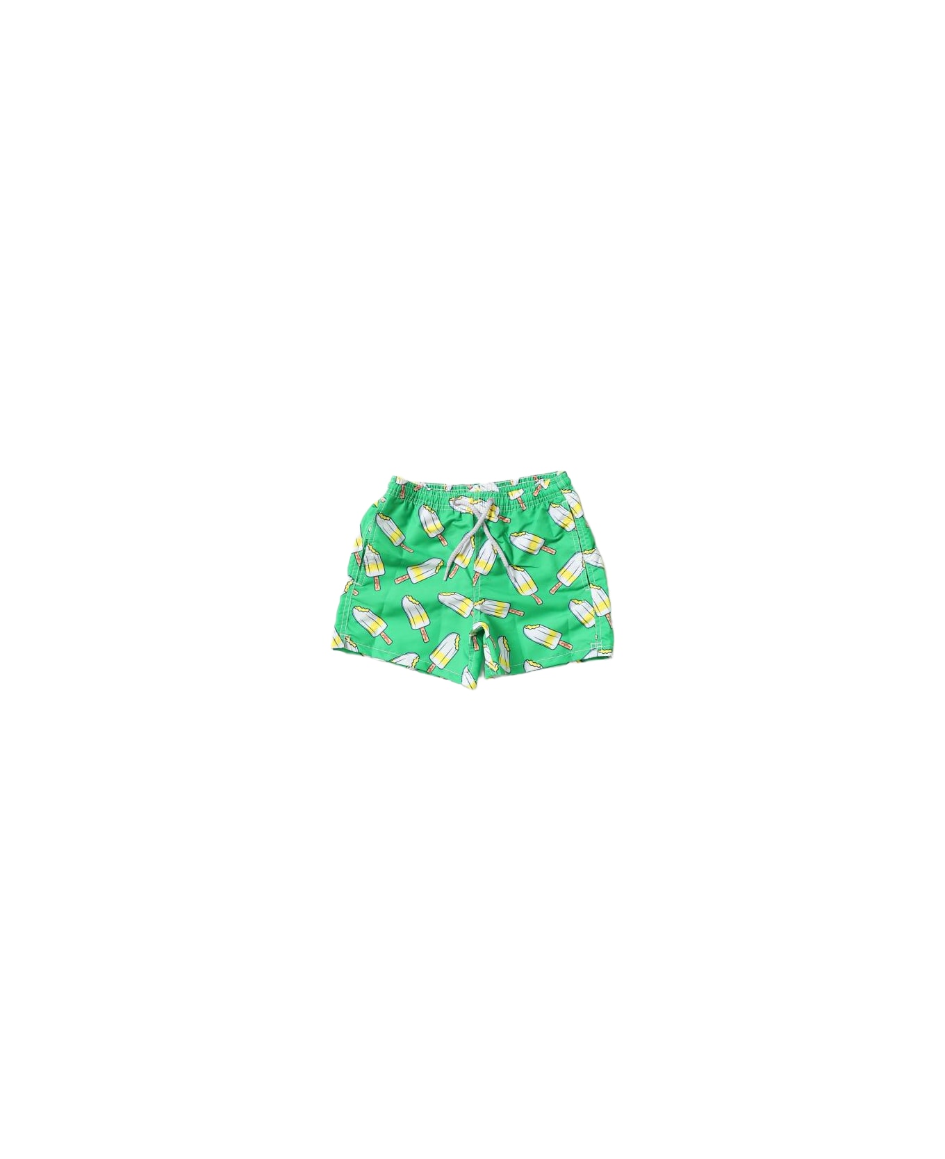 MC2 Saint Barth Swimsuit With Print - Green 水着