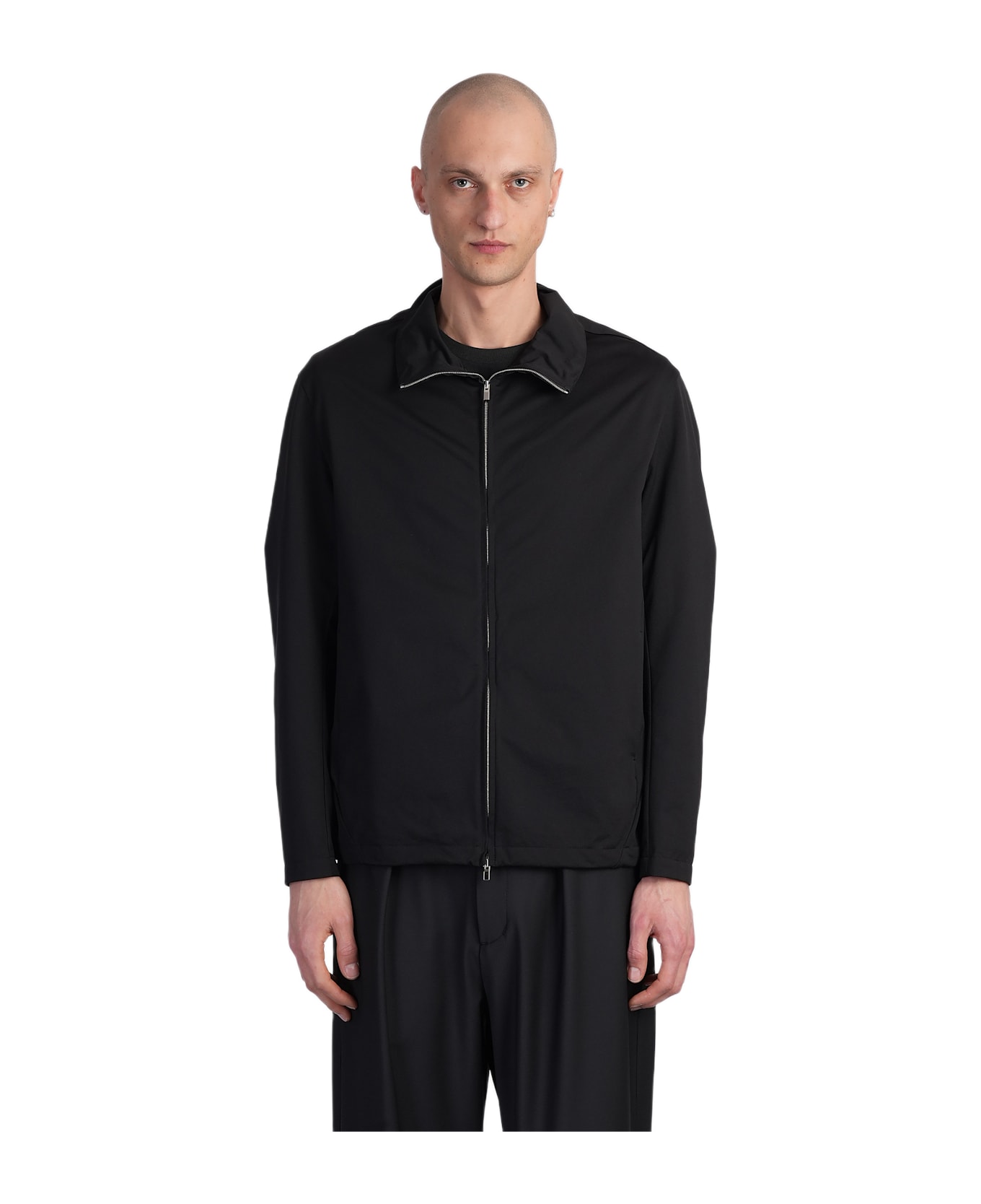 Attachment Casual Jacket In Black Polyester - black