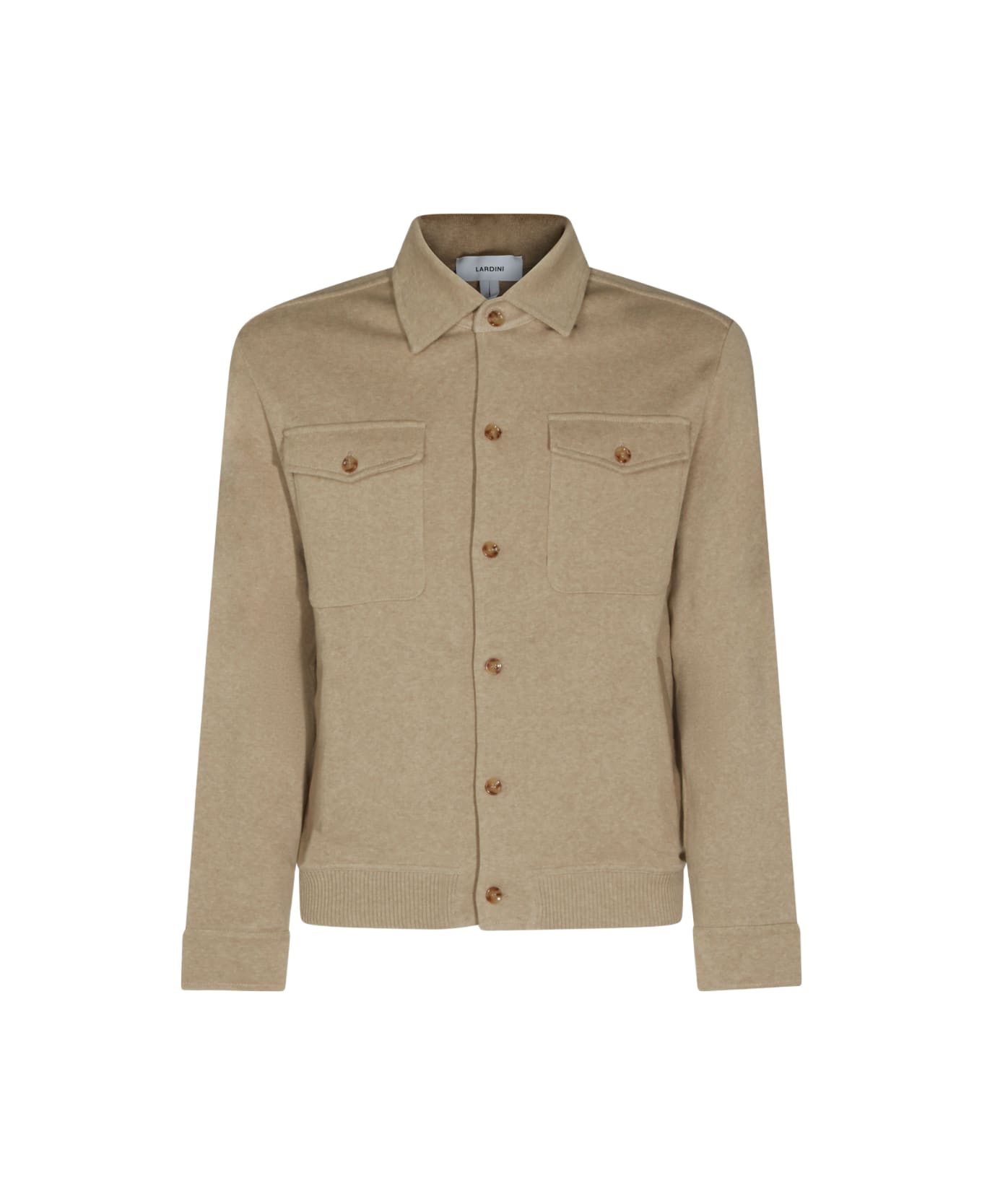 Lardini Beige Cotton Casual Jacket - Sand