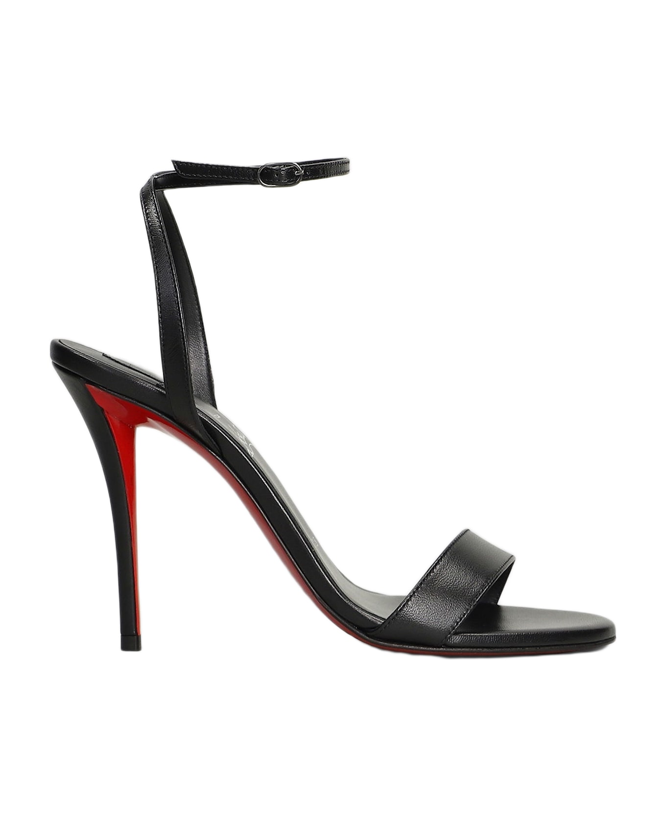 Christian Louboutin Miss Z Sandal 100 Sandals In Black Leather - black