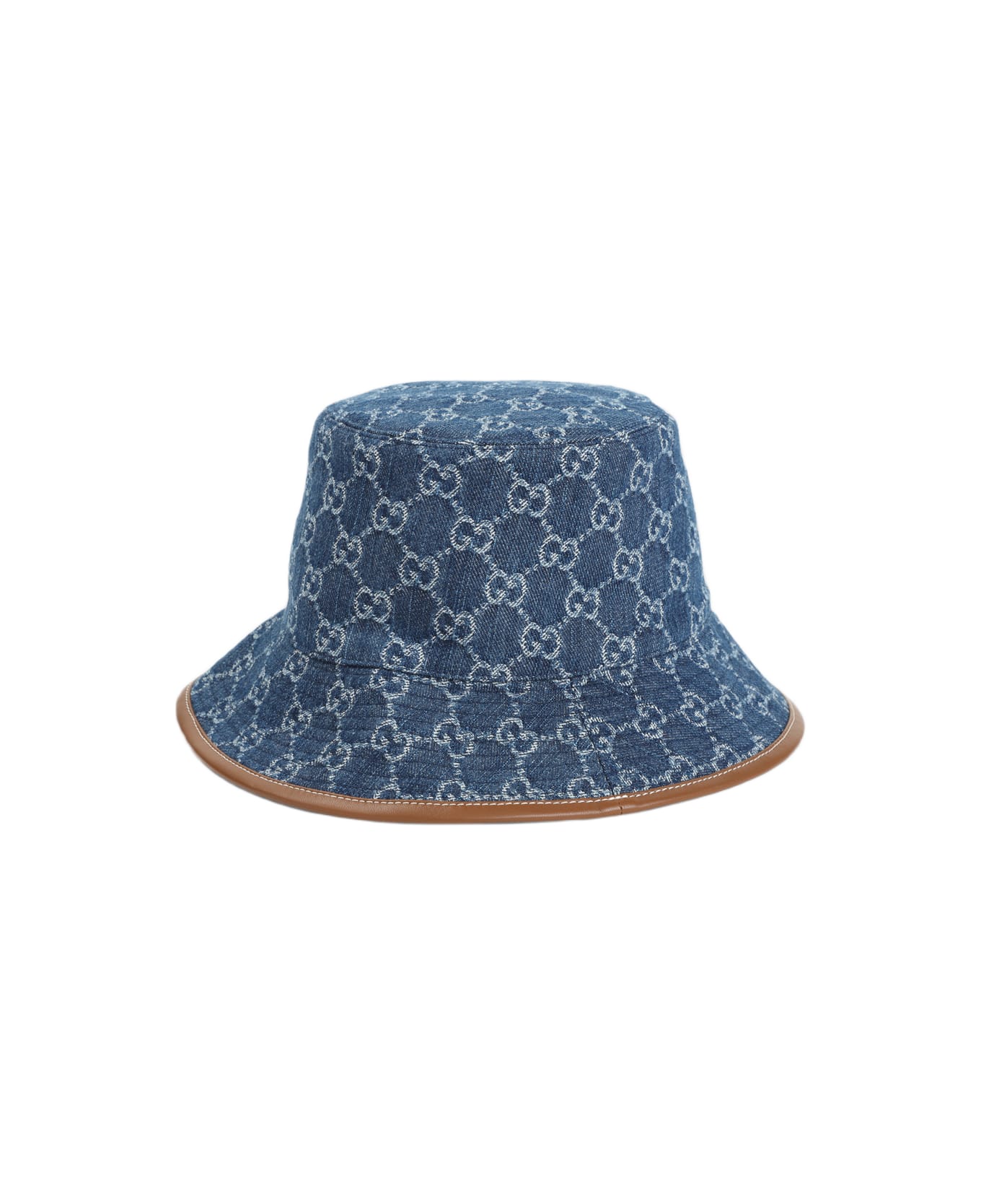 Gucci Denim Gg Fedora Hat - Denim Azzurre