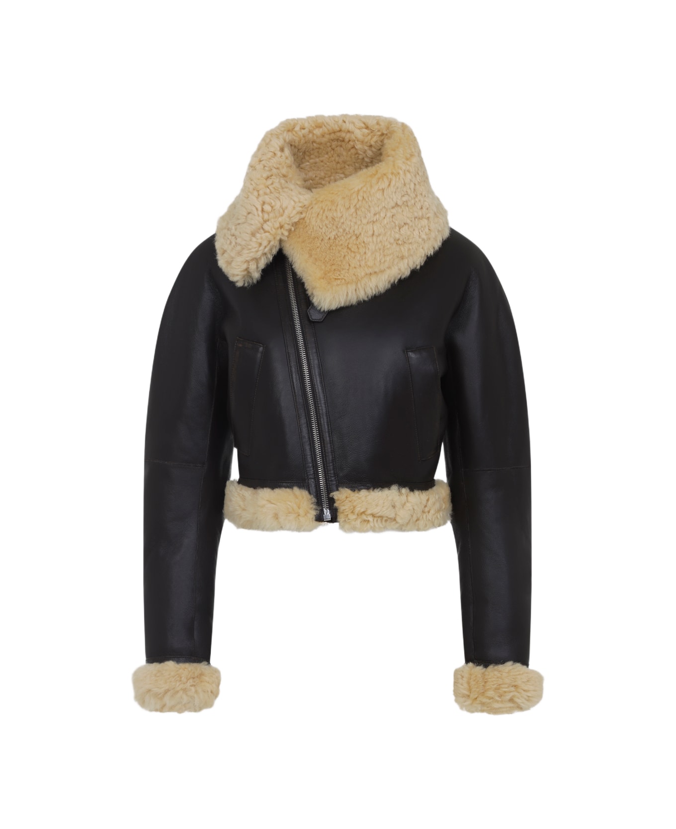 Jacquemus The Aviatore Jacket - Dark Brown