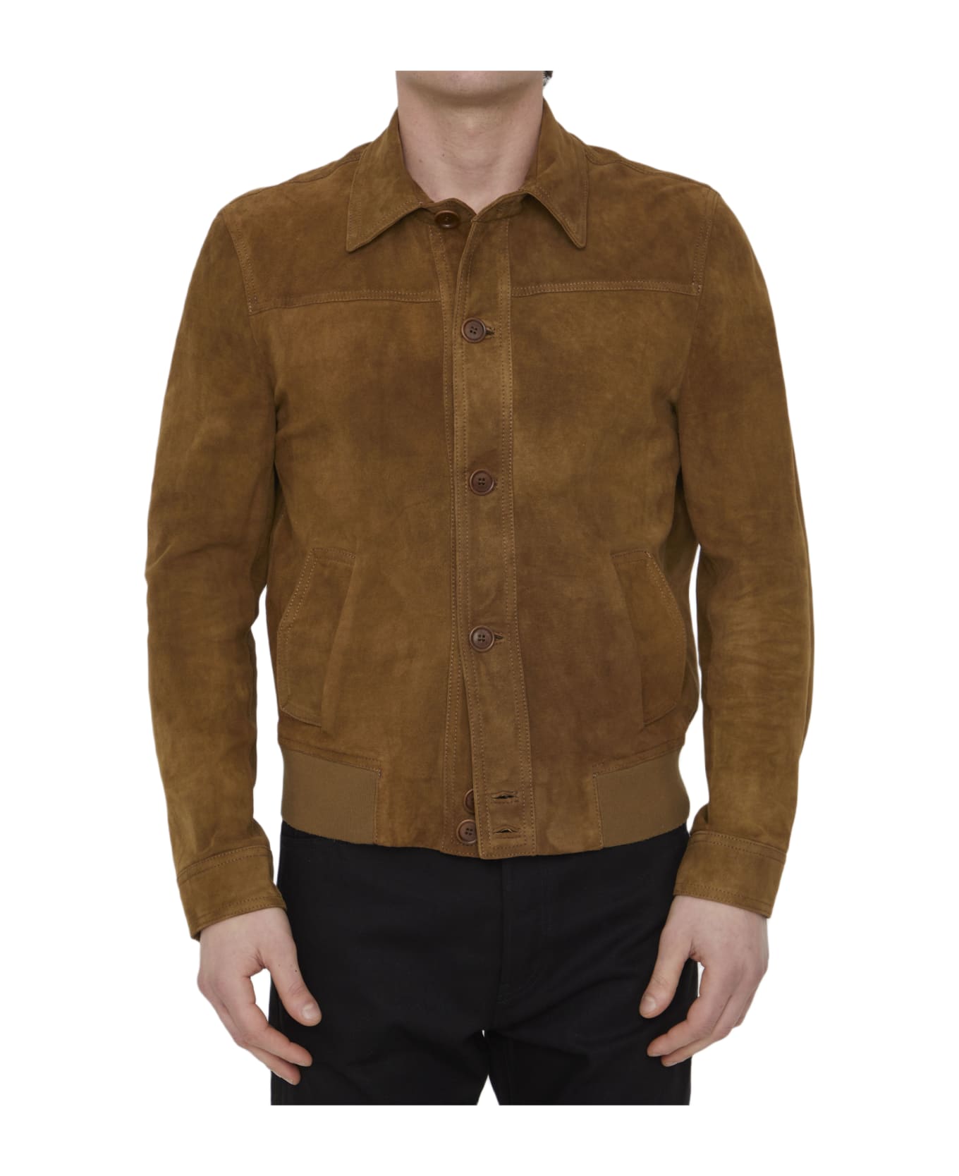 Salvatore Santoro Suede Jacket - BEIGE