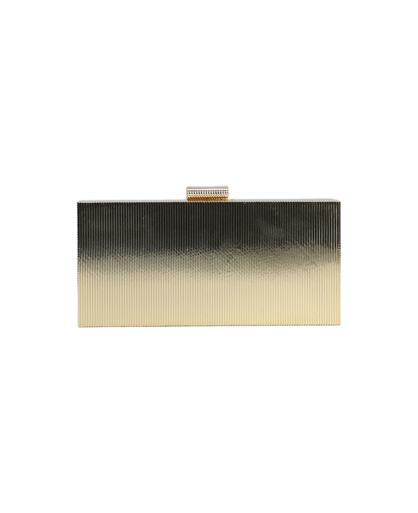retrofete Milo Clutch In Gold Metal Alloy - gold