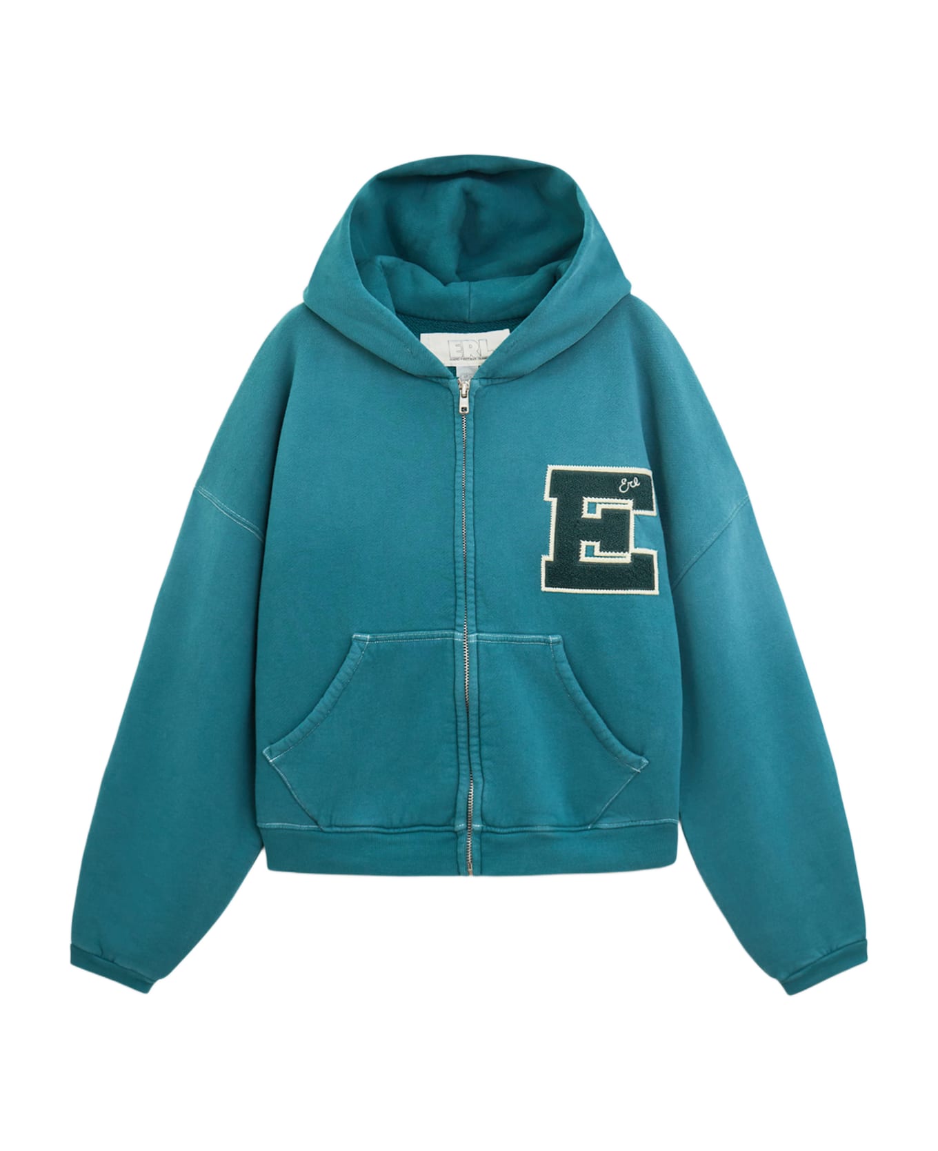 ERL Letterman Hoodie Sweatshirt - green