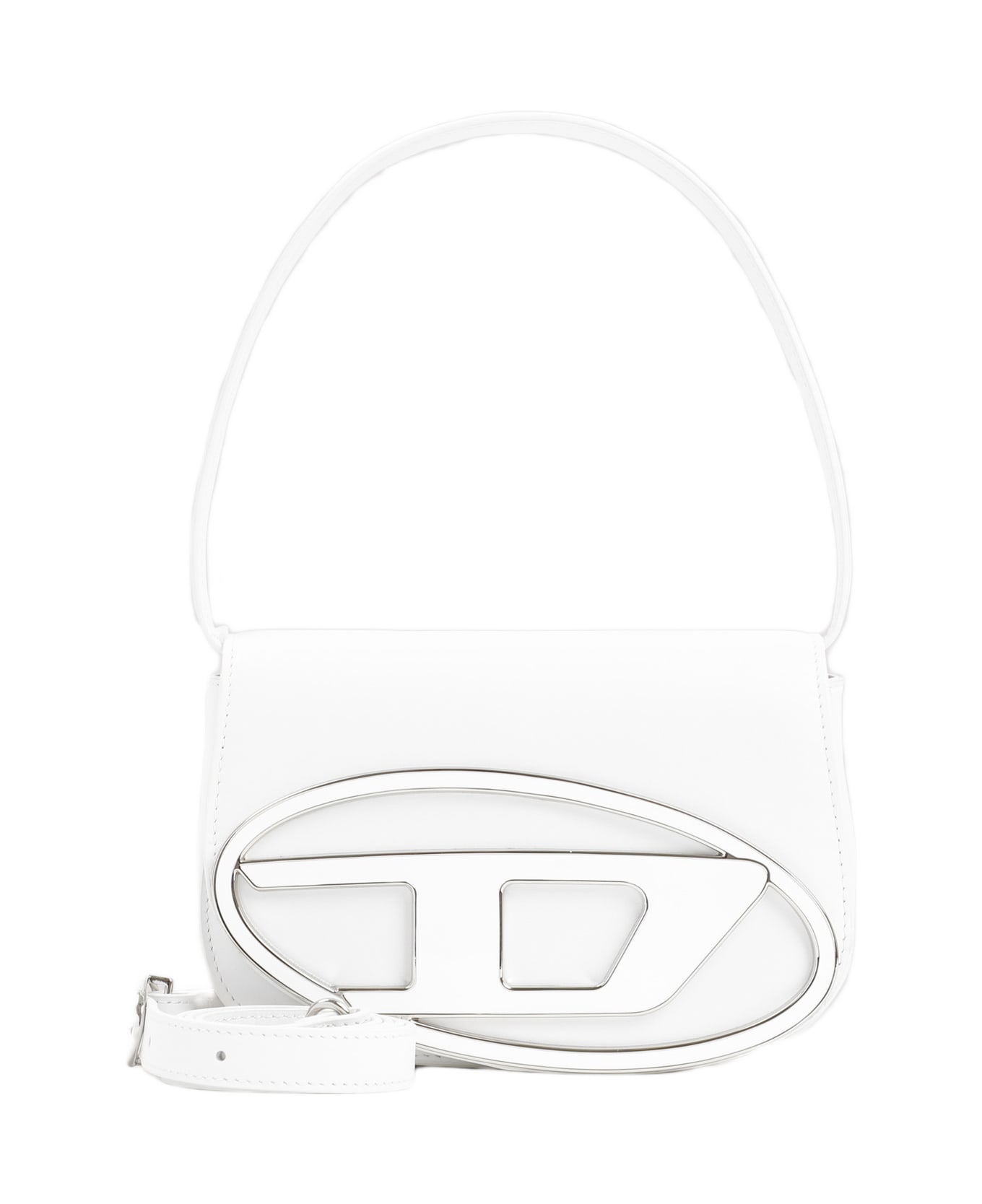 Diesel 1dr Leather Handbag - White