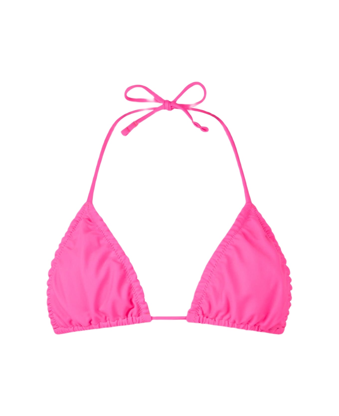 MC2 Saint Barth Woman Fluo Pink Classic Triangle Top Swimsuit Nilly - PINK