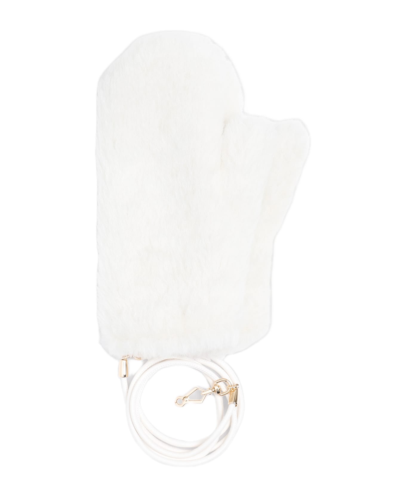 Max Mara Teddy Gloves - Bianco