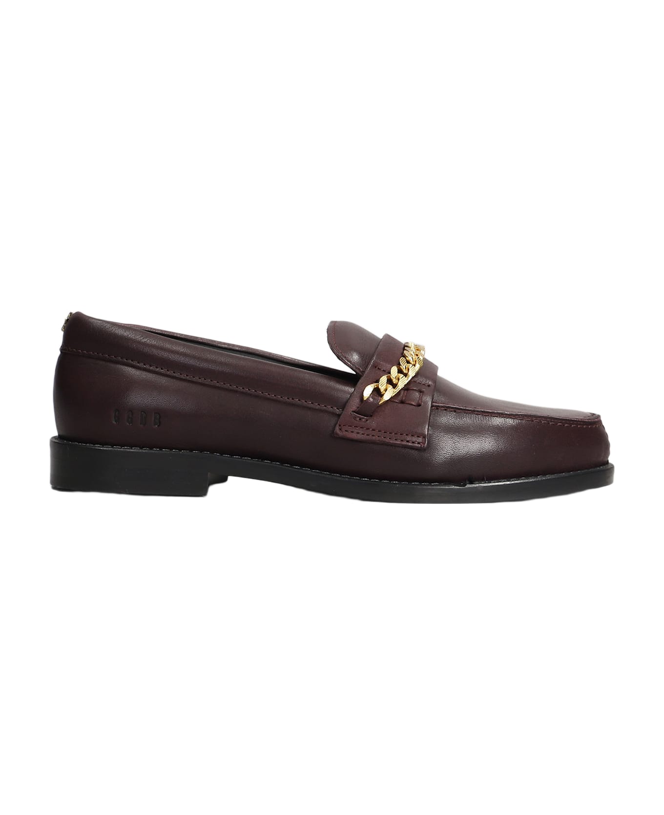 Golden Goose Jerry Loafers In Bordeaux Leather - bordeaux