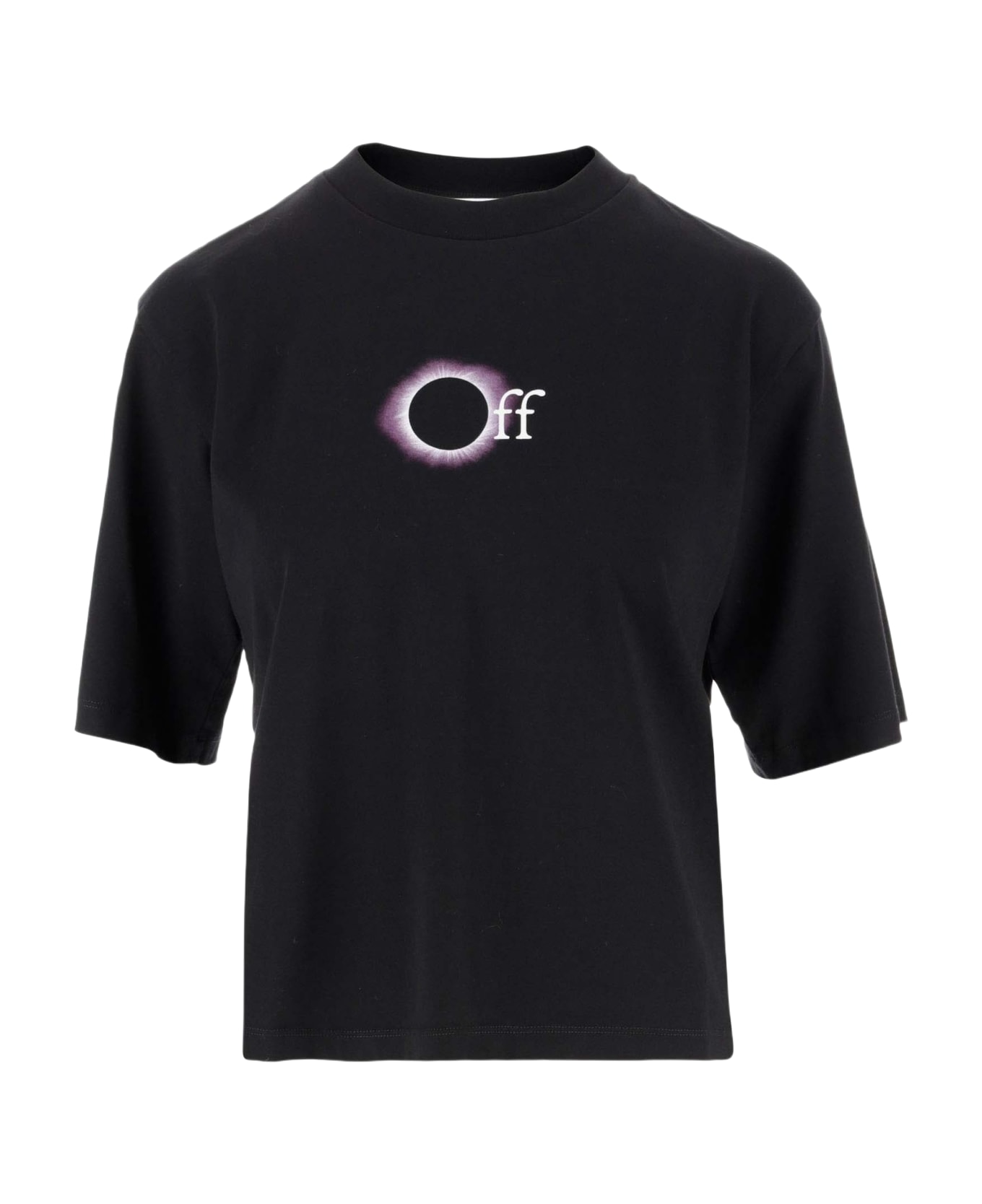 Off-White Crewneck T-shirt - Black Tシャツ